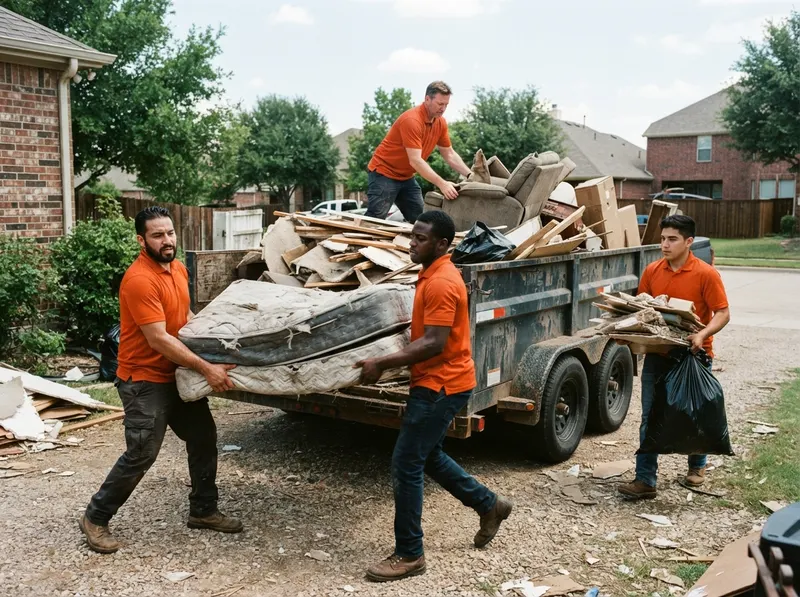 Construction Debris Removal in Frisco, TX