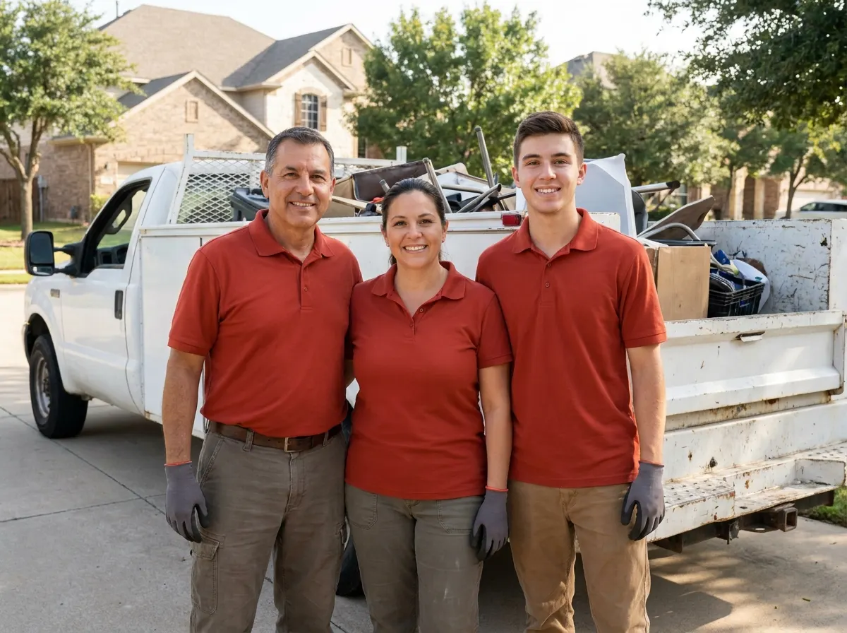 Ready Load Removal Services junk removal service team in Frisco, TX